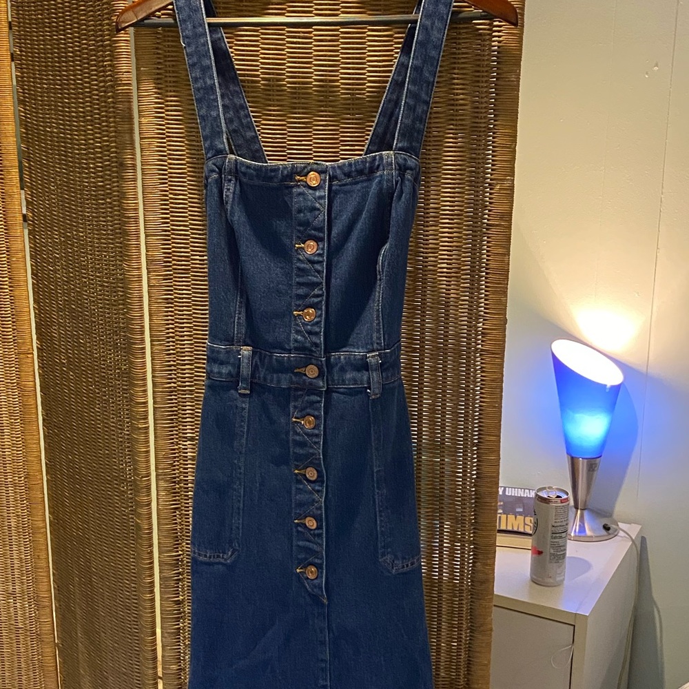 J crew real denim dress